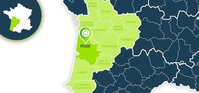 Centre de formation : Pessac / Gironde.
