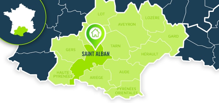 Centre de formation : Saint Alban / Haute-Garonne.
